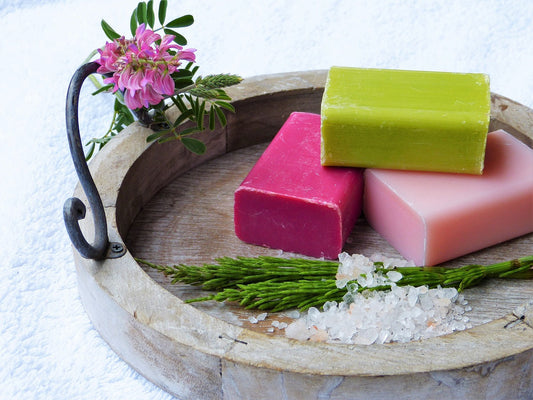 pure natural soaps presentation