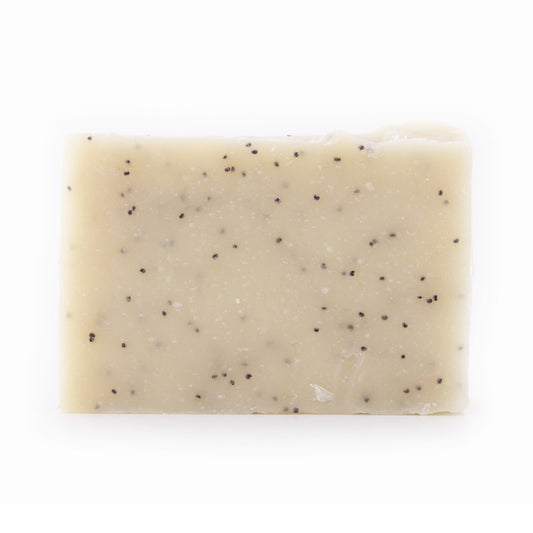 Natural Poppy Seed & Rice Oil Soap - 90g